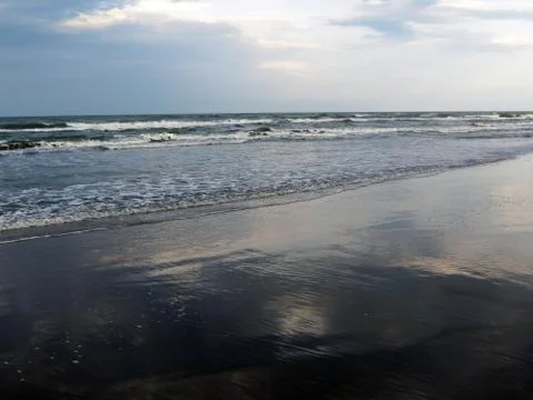 Surf waves, Rimini Stock Photos