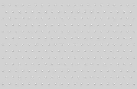 Surface 3D Texture with round spheres on a grey background Stock Illustration
