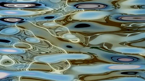 Surface abstract background. rainbow colors, pattern wave texture, 3d illus.. Stock Footage 286795940