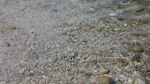 Surface of the Adriatic Sea with small waves Stock Footage 138737912