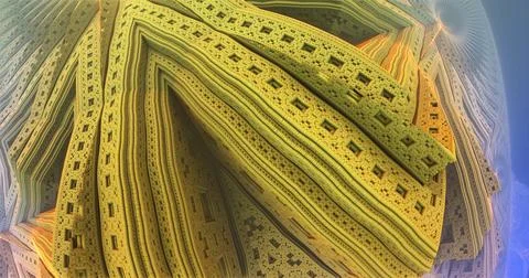 The surface of an alien planet 3d rendering Stock Illustration