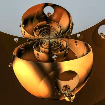 The surface of an alien planet 3d rendering Stock Illustration