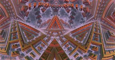 The surface of an alien planet 3d rendering Stock Illustration