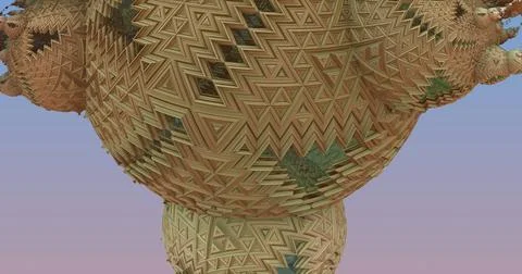 The surface of an alien planet 3d rendering Stock Illustration