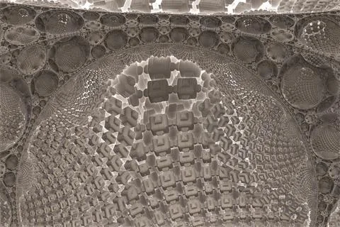 The surface of an alien planet 3d rendering Stock Illustration
