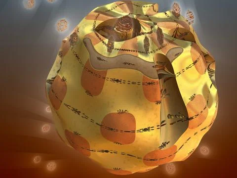 The surface of an alien planet 3d rendering Stock Illustration