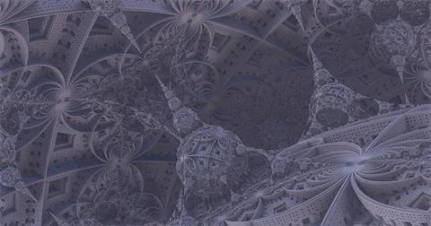 The surface of an alien planet 3d rendering Stock Illustration