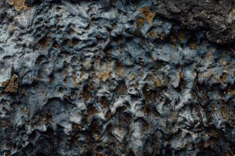 Surface alien  texture closeup,  smooth stone Stock Photos