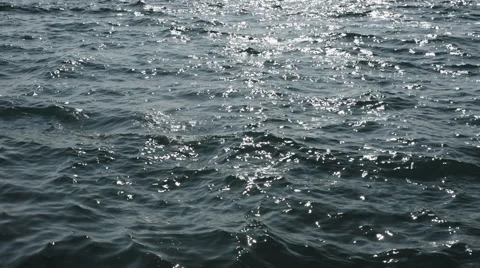 Surface of blue sea water Stock Footage 66813804