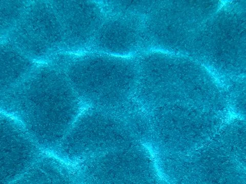 Surface of blue swimming pool, abstract background of water in swimming pool. 스톡 사진