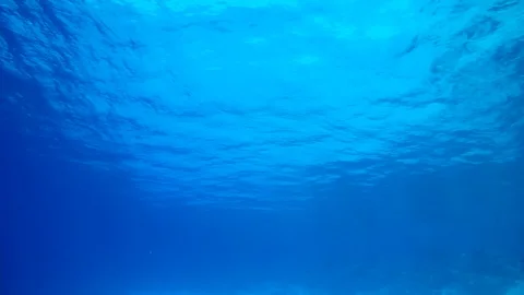 Surface of blue water Stock Footage