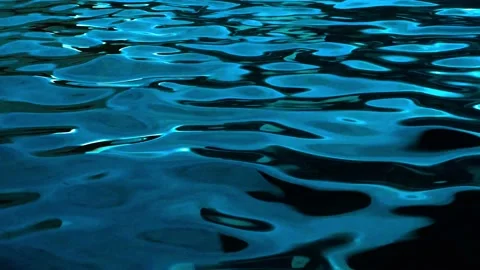 The surface of blue water Stock Footage 169343308