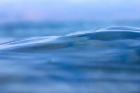 Surface of the blue water Stock Photos