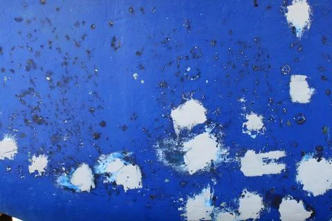 Surface of boat with layer of putty Stock Photos