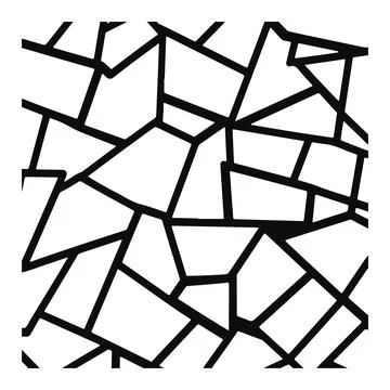 Surface with a broken glass-like texture. Stock Illustration