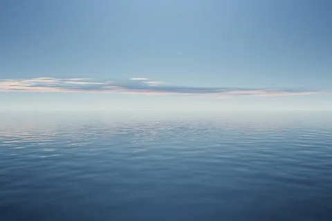 The surface of a calm ocean Stock Illustration