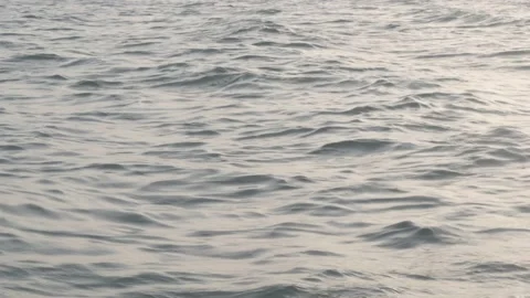 Surface of a calm sea at sunset Stock Footage 159443331