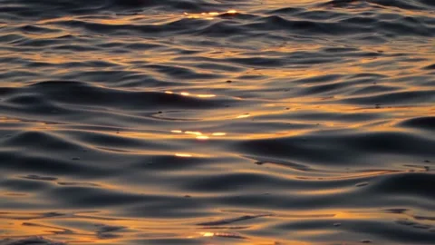 The surface of calm water close up. Video stock 253394355