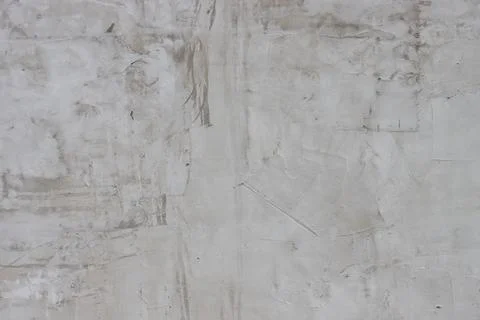 The surface of the cement wall is gray. Stock Photos