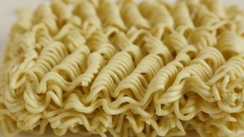 Surface of Chinese type noodles close-up Stock Footage 87516192