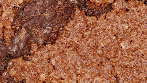 Surface of chocolate oatmeal cookies, background Video stock 245520186