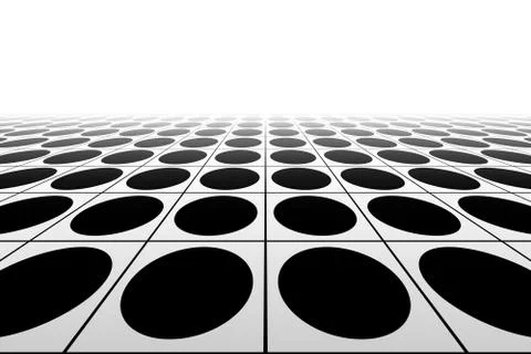 Surface with circles. Stock Illustration