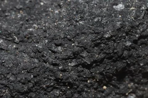 Surface of coal mineral macro view Stock Photos