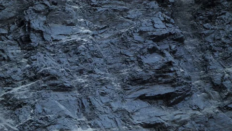 Surface of coal wall. Coal is raw natural material for energy industry Stock Footage 205244374