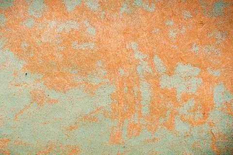 Surface of colored and scratched polyurethane panel Stock Photos