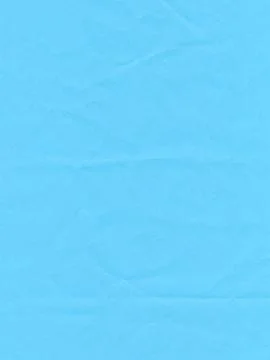 Surface of colored paper, sheet of crumpled light blue paper Stock Photos