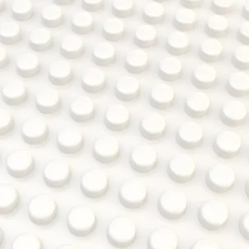 Surface covered with cylindrical bumps Stock Illustration