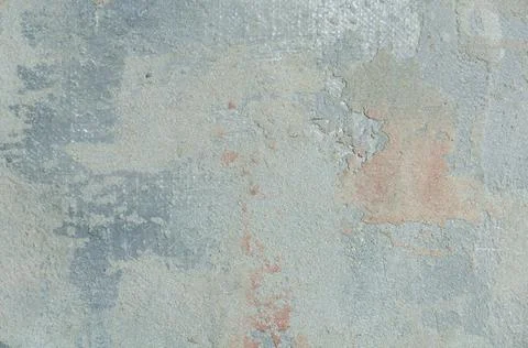 Surface covered with decorative plaster with a chaotic pattern, multi-colored Stock Photos