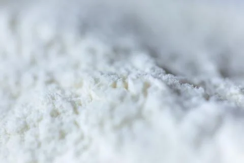 Surface covered with the wheat flour as a background Stock Photos