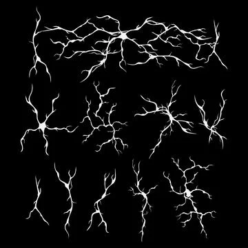 Surface Crack Top View EPS Vector Stock Illustration