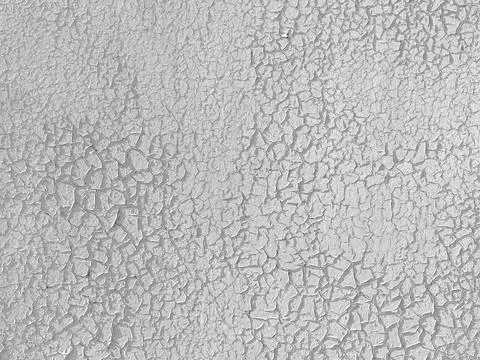 Surface of the cracking gray paint Stock Photos