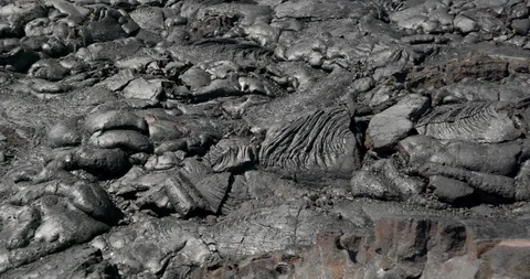 Surface of crust formation at the lava field 動画素材 93605242