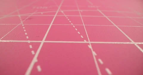 Surface for cutting paper material with tools for office Stock Footage 250333066