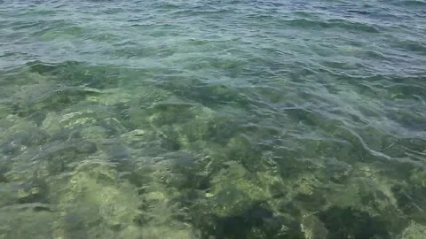 Surface of dark blue sea water Stock Footage 139642889