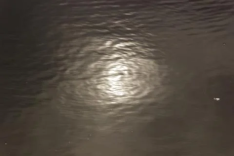 Surface of dark water, background Stock Photos