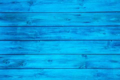 Surface of an empty blue wooden background. Stock Photos