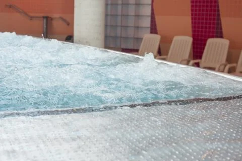 Surface enabled whirlpool tubs. Stock Photos