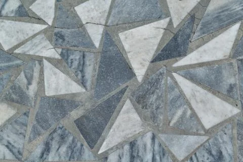 The surface of the floor or wall is made of marble tiles. Stock Photos
