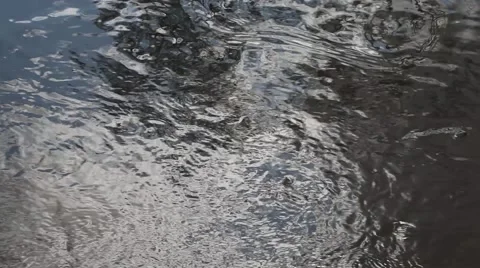 Surface of flowing water. Stock Footage 49689881