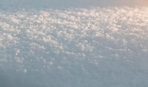 The surface of fresh snow Stock Photos