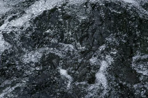 The Surface of A Frothy Stream Stock Photos