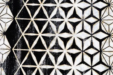 Surface of Geometry Modern Repeat Pattern with Textures 스톡 사진