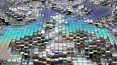 Surface glass blocks Stock Illustration