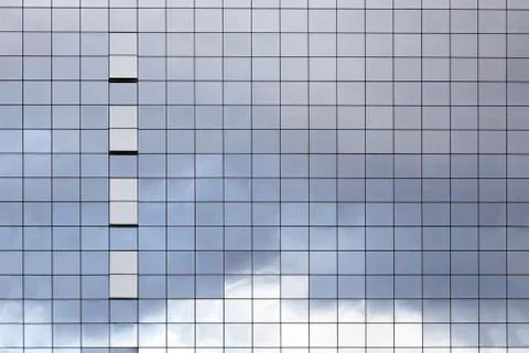 Surface of glass building Foto stock