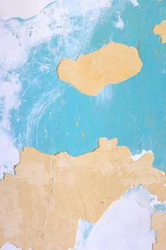 Surface grunge texture of damaged cracked plastered paint wall Stock Photos