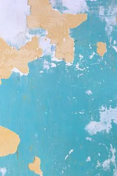 Surface grunge texture of damaged cracked plastered paint wall Stock Photos